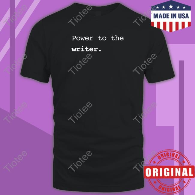 Official Anthony Sparks Power To The Writer Tee