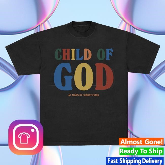 Child Of God By Forrest Vintage Black Tshirt– ForrestFrank
