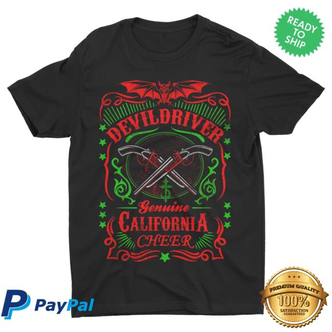 Official Night Shift Merch Store Devildriver - Crossed Guns Cheer Shirts (Holiday Exclusive) NightShiftMerch