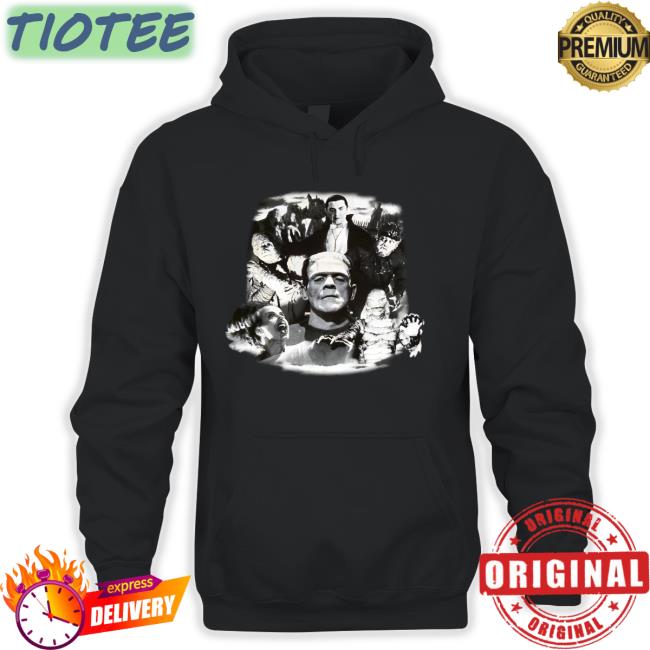 Svengoolie Universal Monsters Collage Frankenstein Karloff Lugosi Dracula Official Shirt