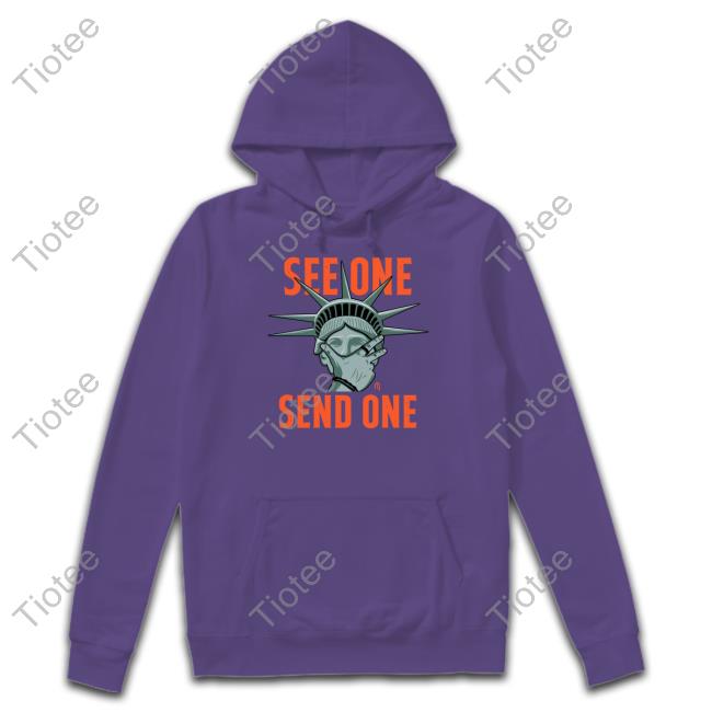 See One Send One Tee Shirt Athletelogos Merch See One Send One Tee Shirt