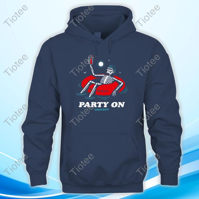 Cboystc Merch Party On Cboystc Kickback Hoodie