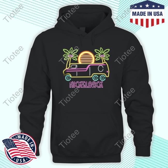 Nickelback Merch Neon Beach T Shirt