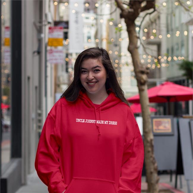 Uncle Johnny Made My Dress Hooded Sweatshirt