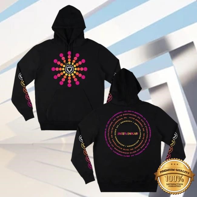 Official Enter Shikari Merch Circle Dots Hoodie