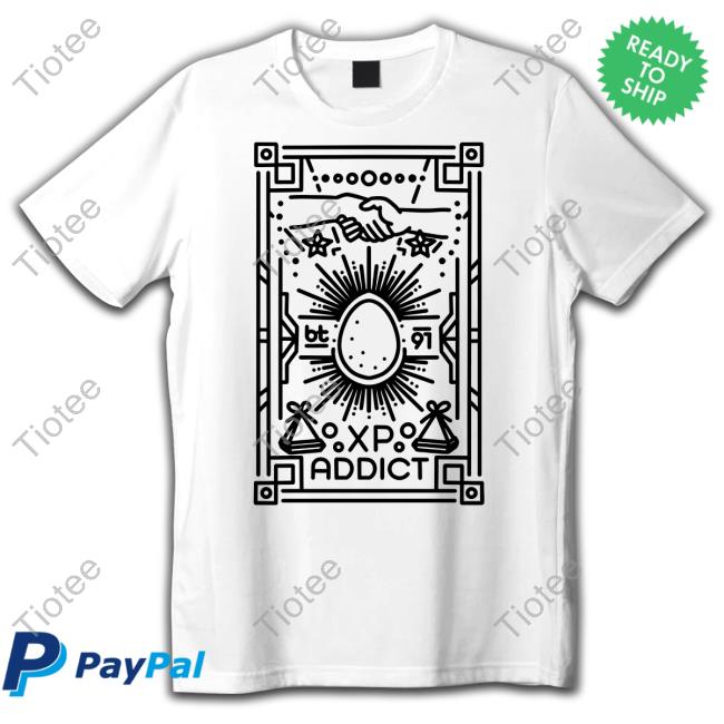 Crowdmade Merch Xp Addict Black Line Art Sweatshirt