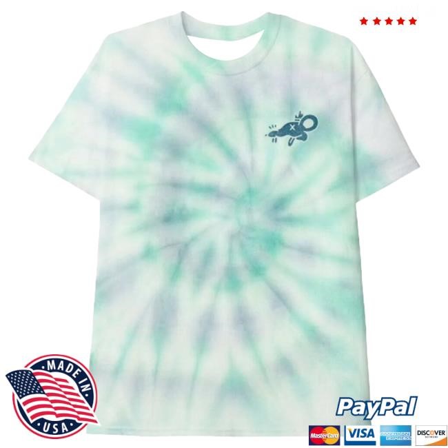 Official Theo Von Merch Store Gang Gang/Return Of The Rat Green Dye T-Shirt