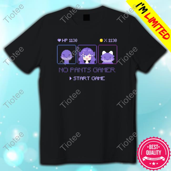 Jeana Draws No Pants Gamer Star Game T-Shirt No Pants Gamer Shirt