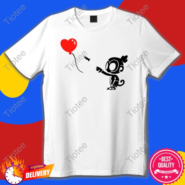 Monkey With Bloon Shirt Ninja Kiwi