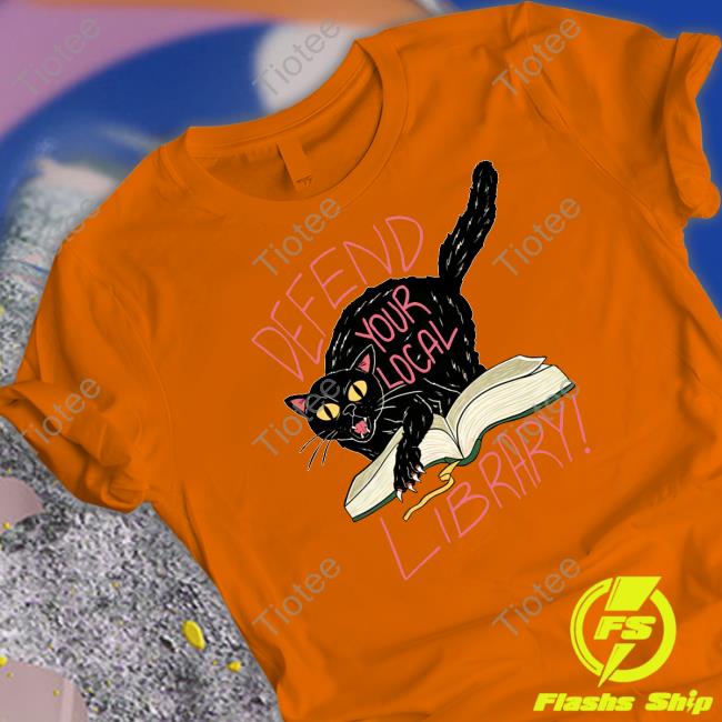 Official Defend Your Local Library T Shirt