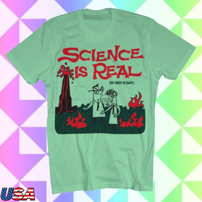 MDNY Merch Store Science Is Real They Might Be Giants Retro Shirt