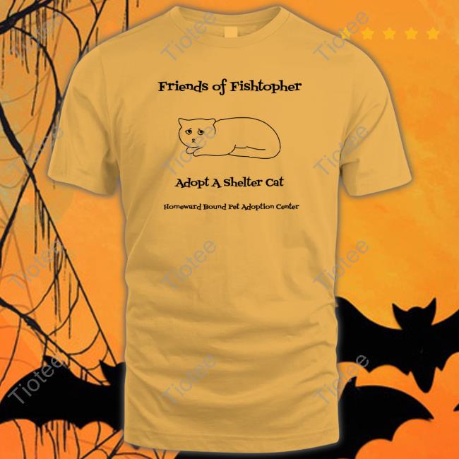 Poorly Drawn Cats Friends Of Fishtopher Adopt A Shelter Cat Hoodie