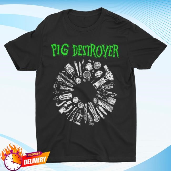 Official Night Shift Merch Store Shop Pig Destroyer - Tools Of The Tray(De) Shirt Nightshift Merch