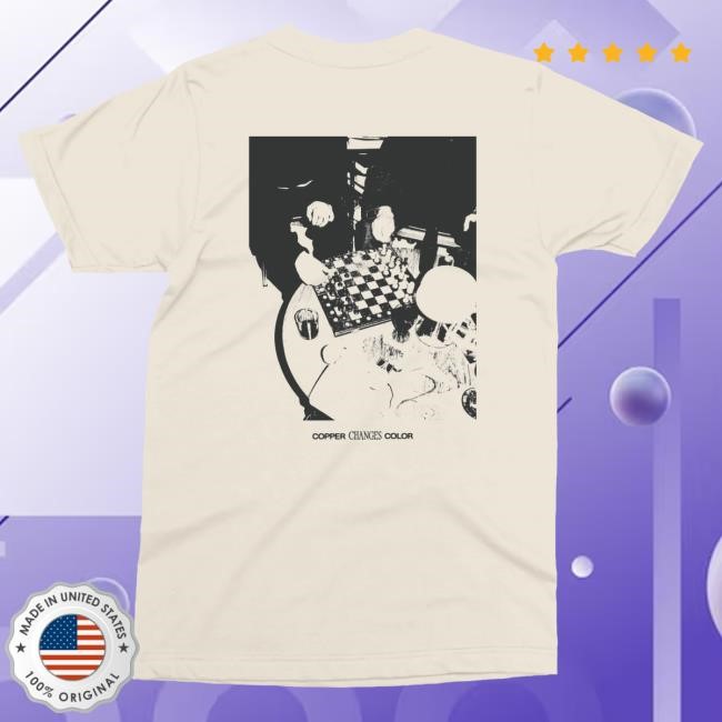 Official Caamp Merch Copper Changes Color - Chess Tshirt (Cream)