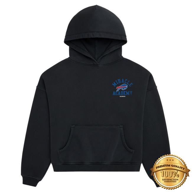 Official Fanatics Shop Store Merch Buffalo Bills Miracle Academy Unisex Attractive Hoodie - Black by NFL