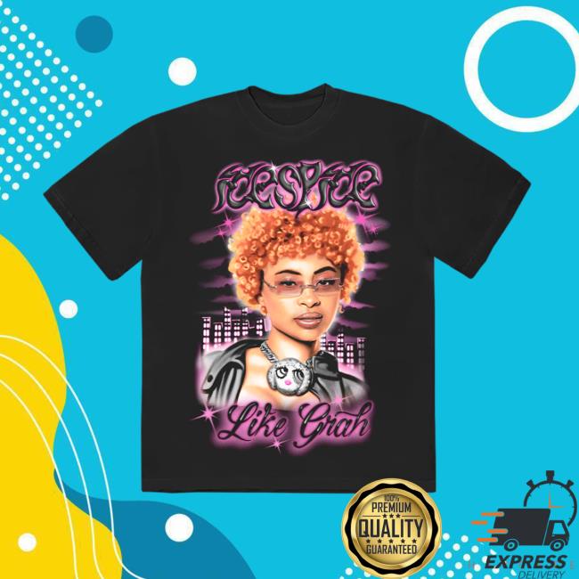 Ice Spice Airbrushed Tour Ice Spice Like Grah The Scarlet Tour Tee Shirt