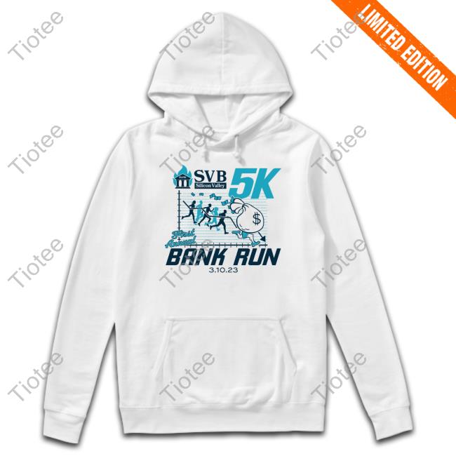 Official Svb Silicon Valley First Annual Bank Run Tee