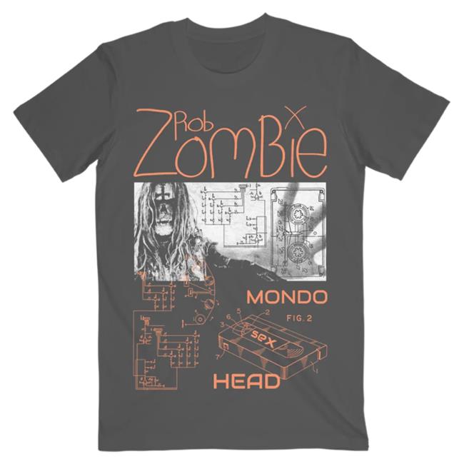 Official Rob Zombie Store Shop Mondo Rob Blueprint Attractive Shirt Rob Zombie Apparel Shop RobZombie