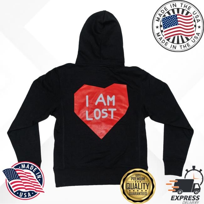 Long Lost 'I Am Lost' Black LS Hoodie Long Lost 'I Am Lost' Black Hoodie