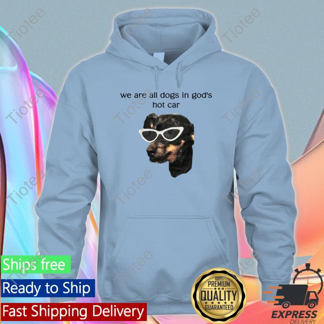 We Are All Dogs In God's Hot Car Tee Shirts
