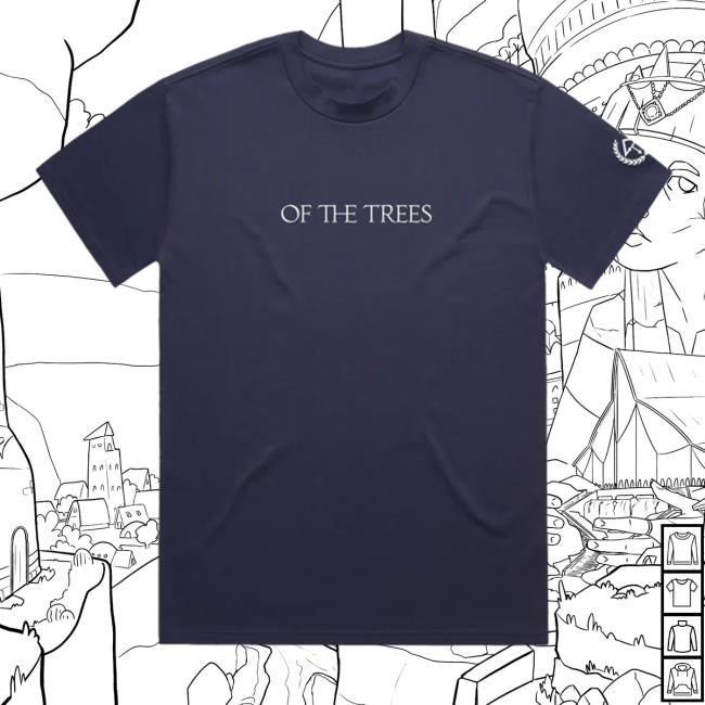 Of The Trees Merch Of The Trees Midnight Blue Crewneck Sweatshirt