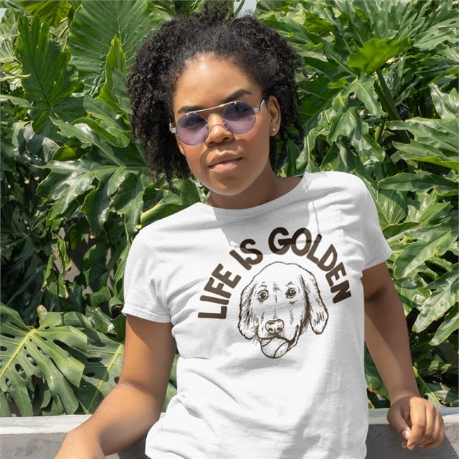 Ty France Life Is Golden Dog T Shirts