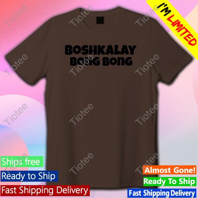Boshkalay Bong Bong White T-Shirt