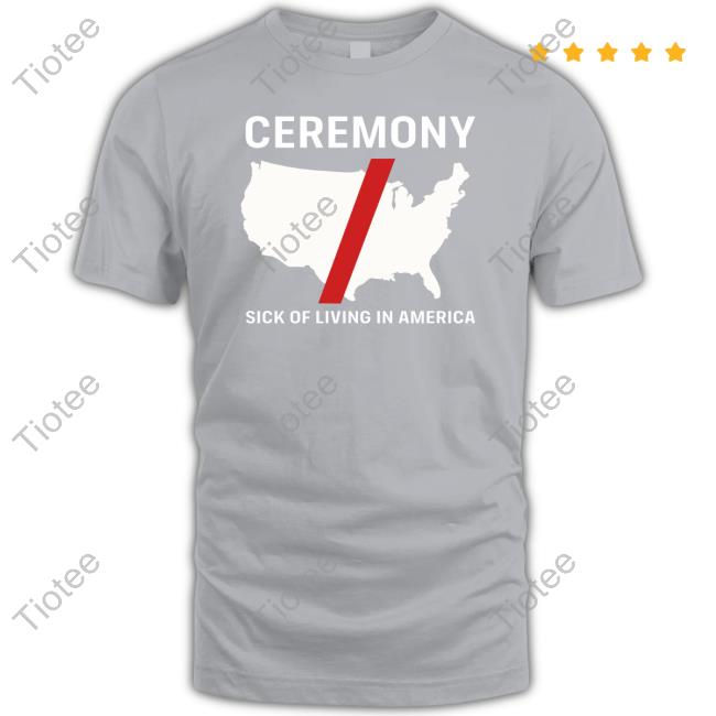 Ceremony Merch Ceremony Sick Of Living In America Sweatshirt