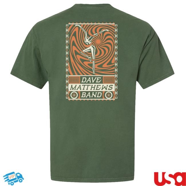 Official Dave Matthews Band Merch Store Swirl Firedancer Popover Shirt