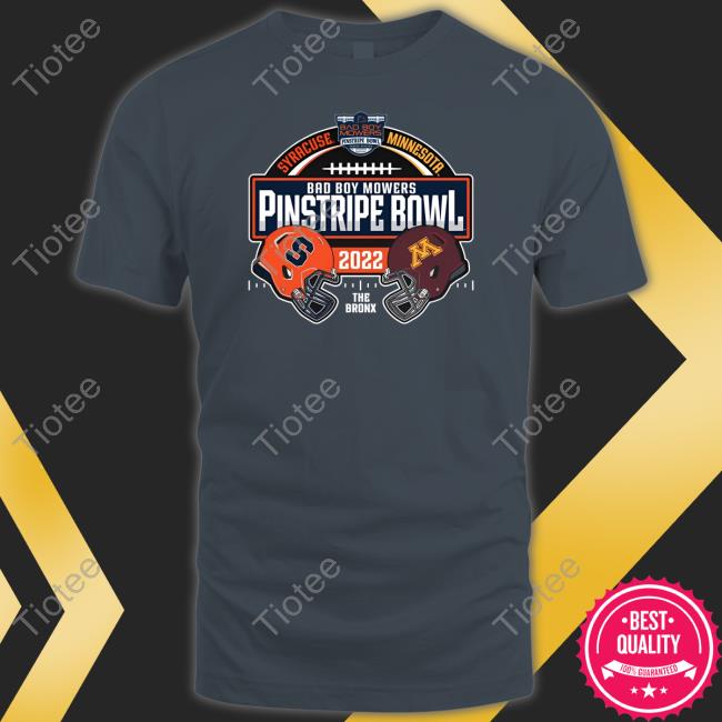 Syracuse Orange 2022 Pinstripe Bowl Match-Up Shirts