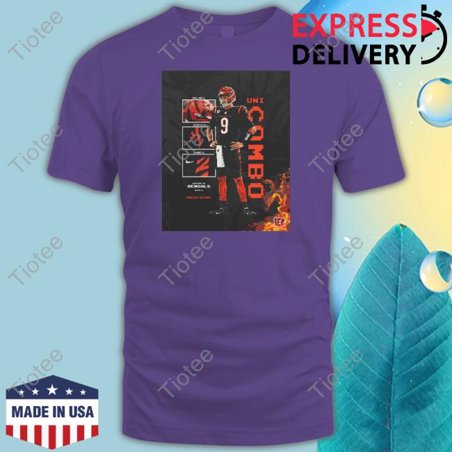 Uni Combo Helmet Jersey Pants Bengals 9 Shirts Joe Burrow