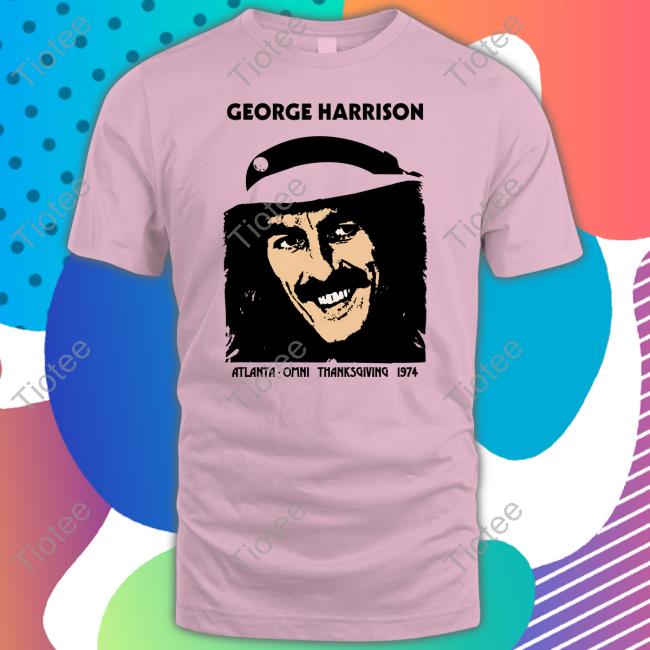 George Harrison Atlanta Omni Thanksgiving 1974 Long Sleeve T-Shirt