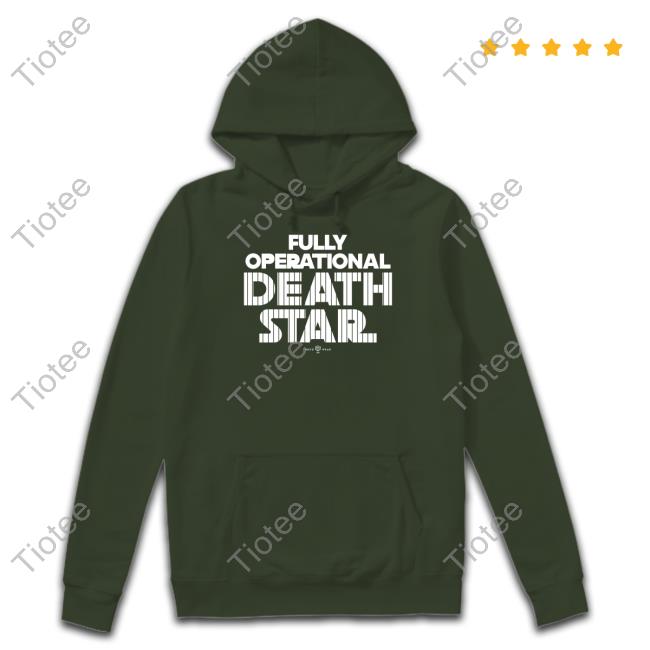 Tommy Wearing Fully Operational Death Star Long Sleeve T Shirt