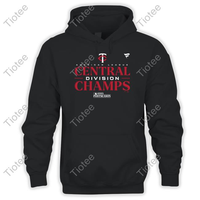 Men's Minnesota Twins Fanatics Branded Navy 2023 AL Central Division Champions Locker Room Shirts