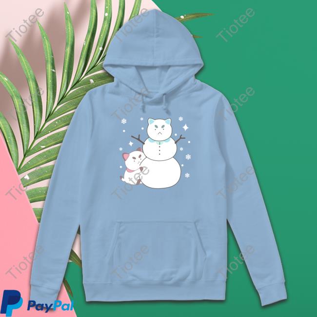Bee And Puppycat Merch Snowman Crewneck Sweatshirt