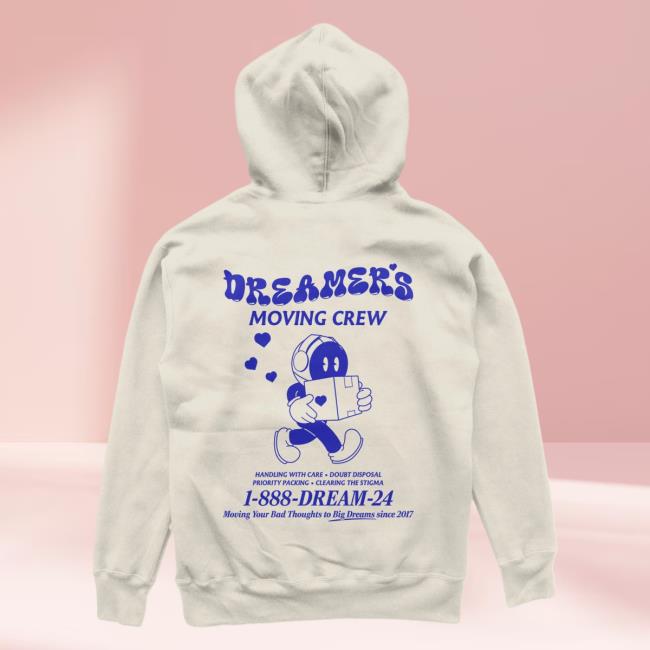 Official Dream Clothing HQ Dreamer's Moving Crew Sand Attractive Hoodie