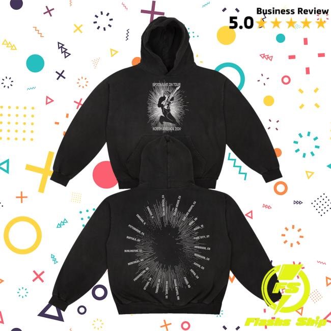 Spoon Merch Spoon Live On Tour Shirts