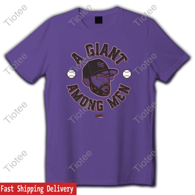 Official A Giant Among Men San Francisco Baseball Smack Hoodie