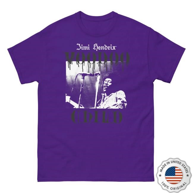 Official Jimi Hendrix Merch Store Jimi Voodoo Child Top Shirt