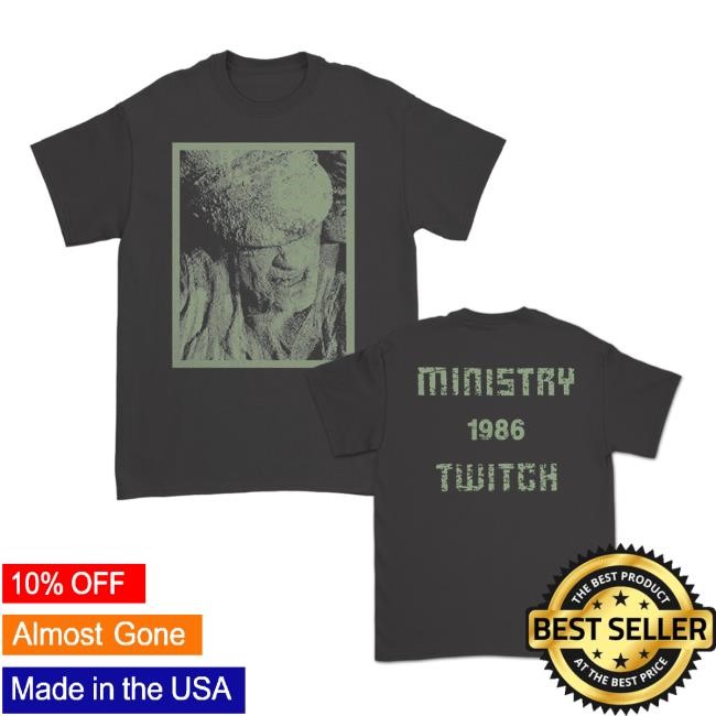 1986 Twitch Tee Shirt (Black) Official Ministry Merch