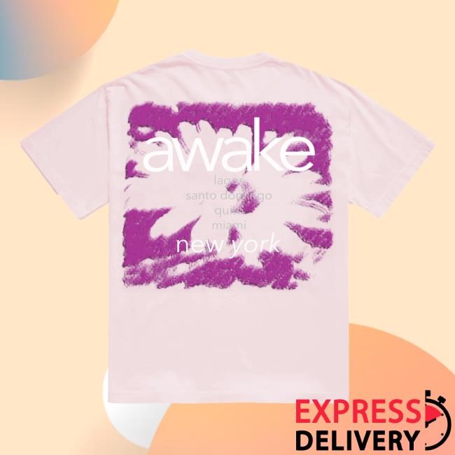 City Flower Pink Tee Shirt