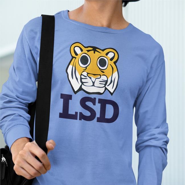 Poorly Translated Shirts LSD Tiger T Shirt Translated Tees