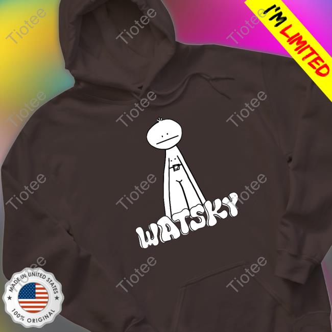 Official Watsky Merch Stick Figure T Shirt Georgewatsky