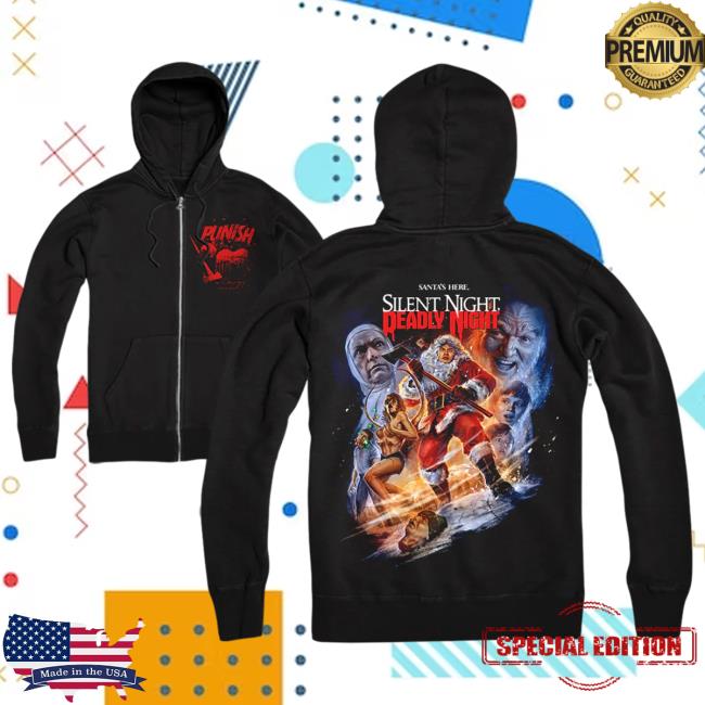 Official Cavity Colors Silent Night Deadly Night - Zip-Up Hoody