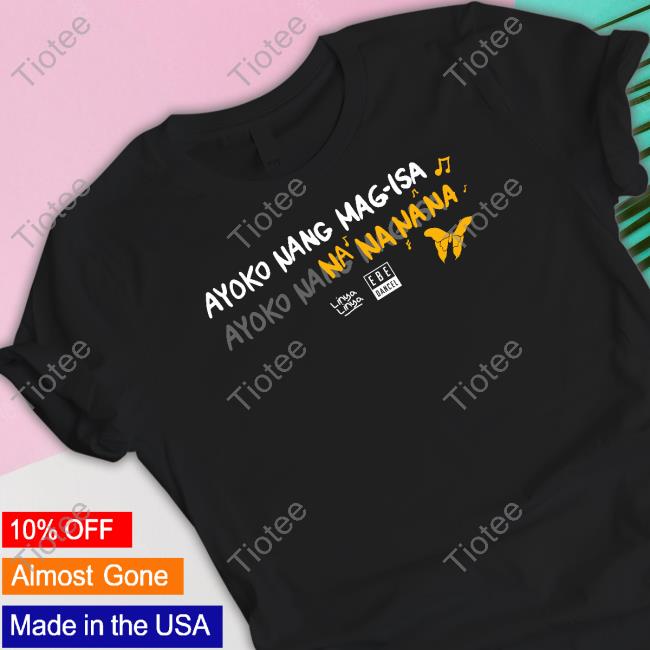 Linya Linya X Ebe Dancel Merch Mariposa Ayoko Nang Mag Isa Hoodie