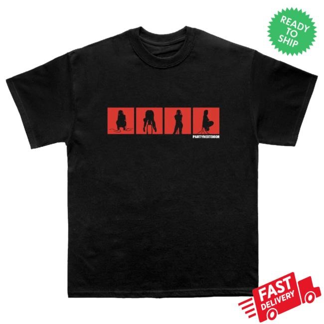 PARTYNEXTDOOR 4 Black Logo Shirt Ovo Sound Merch