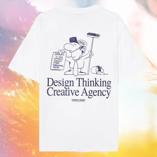 Creative Agency Light Grey Mellange Relaxed Crew | Buy Official Pompeii Apparel