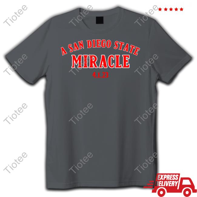 A San Diego State Miracle 4.1.23 Long Sleeve T Shirt Ben And Woods Store