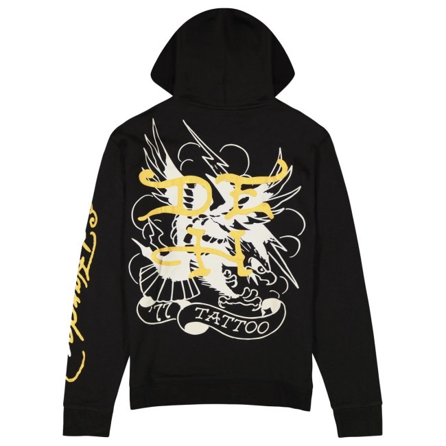 Fire Skull LS Hoodie Ed Hardy Merch Shop