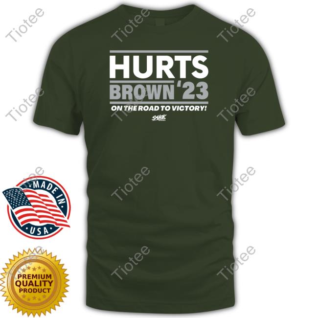 Hurts - Brown '23 On The Road To Victory T Shirt Smackapparel Store